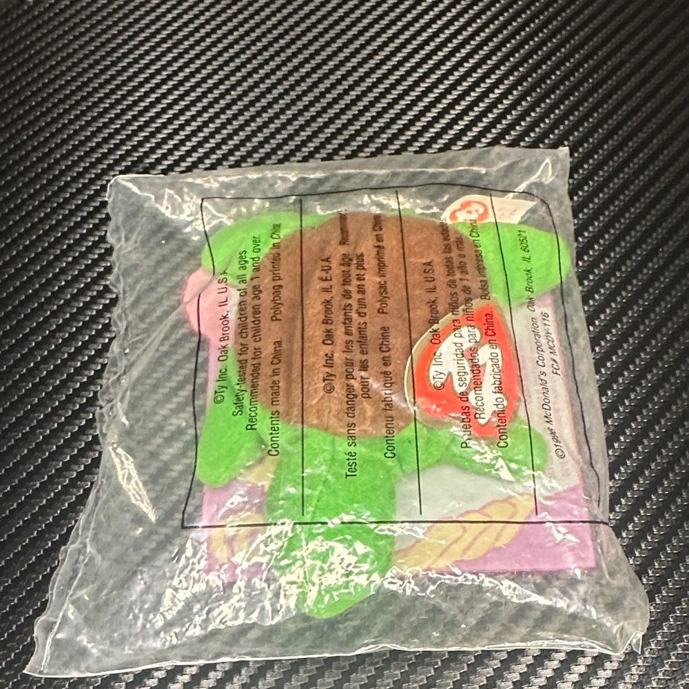 TY Beanie Baby “SPEEDY” turtle McDonalds collab